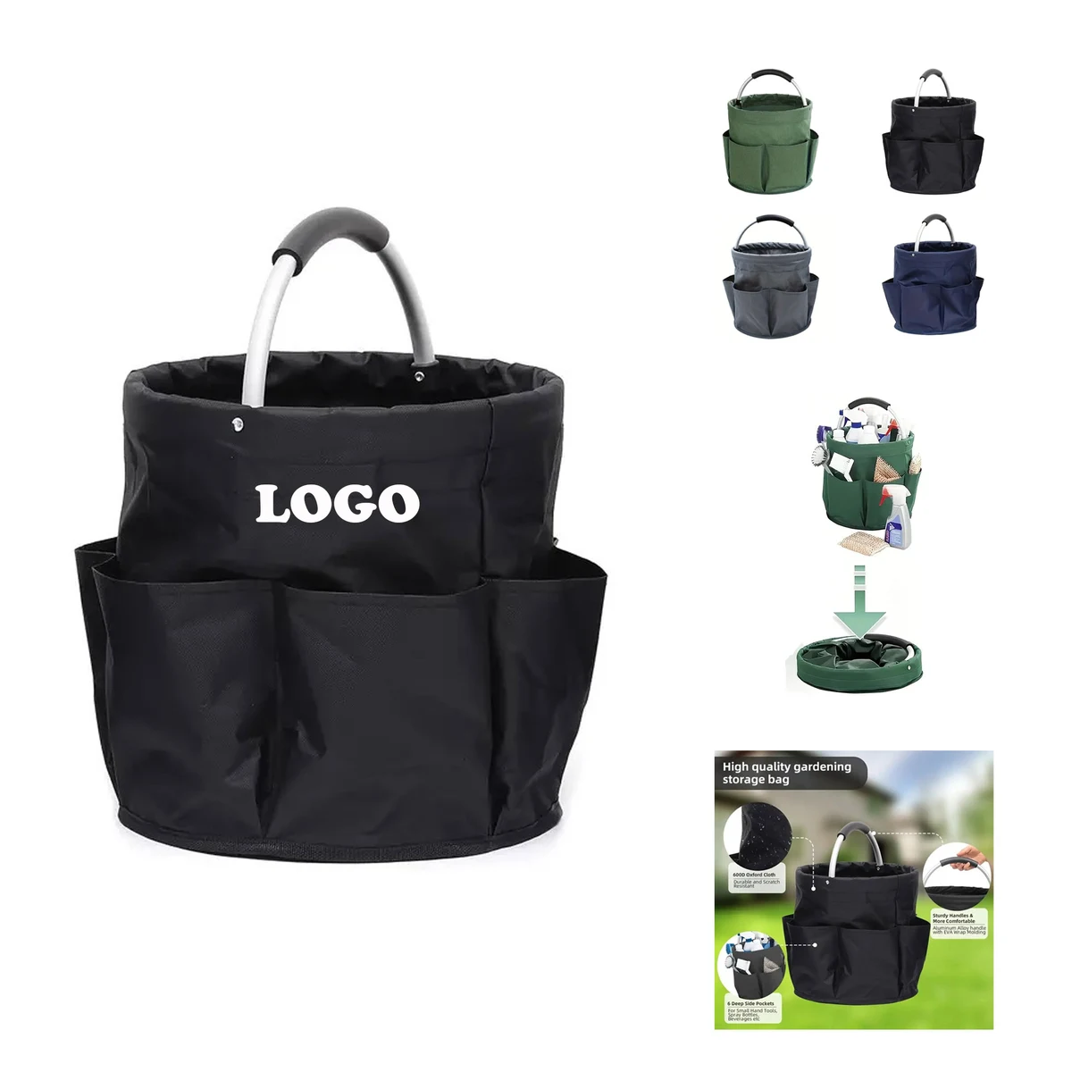 MOQ 50 pcs Multi-functional Tool Carrier, custom tote bag with logo imprint 1