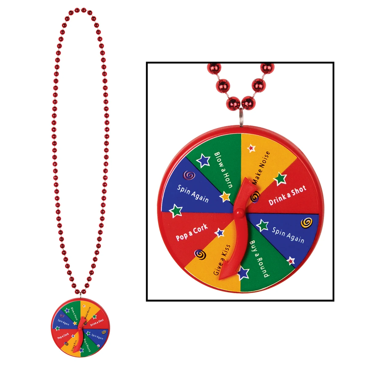 Beads w/ New Year Spinner Medallion 1