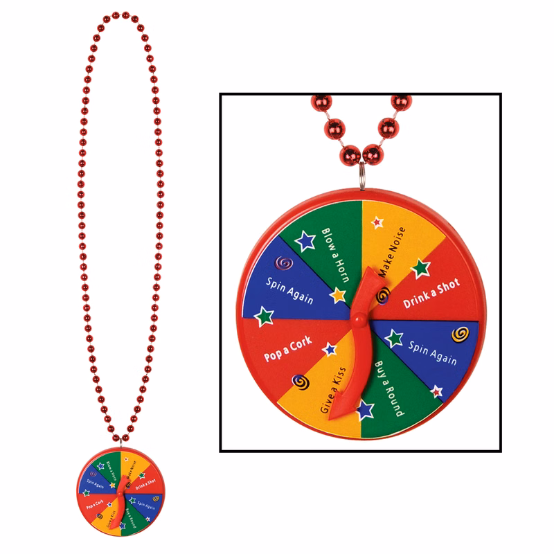 Beads w/ New Year Spinner Medallion