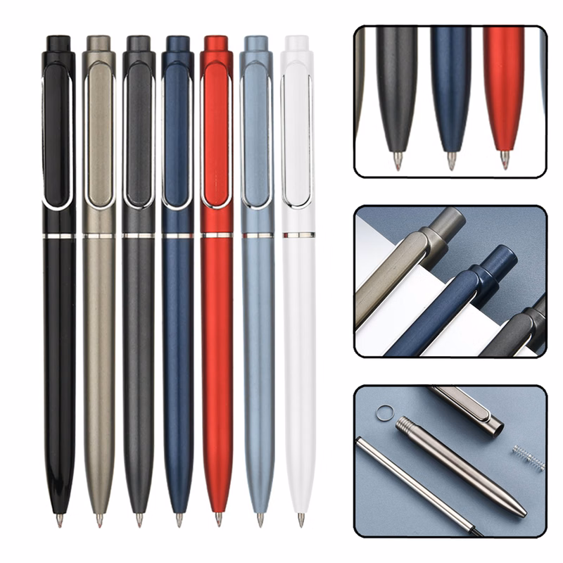 Clip Retractable Plastic Gel Pen