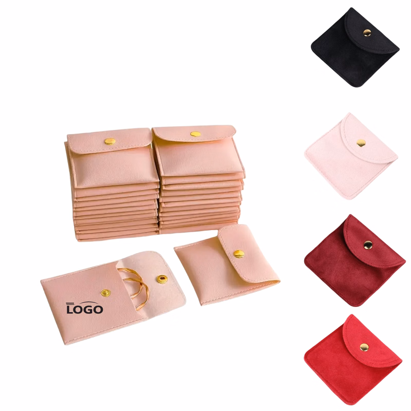 Luxury Microfiber Jewelry Bag With Compartments