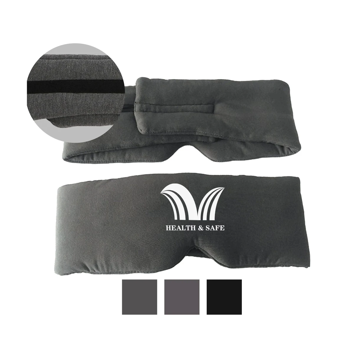 Cotton Sleep Eye Mask With Adjustable Strap Blocks Light 1