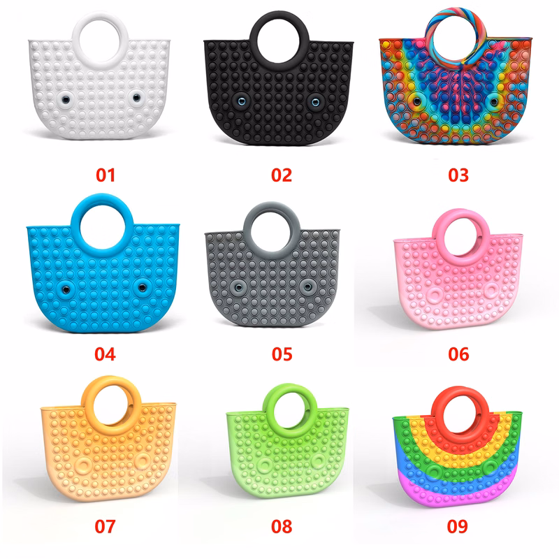 Luxury Large Bubbles Ladies Silicone Tote Bags
