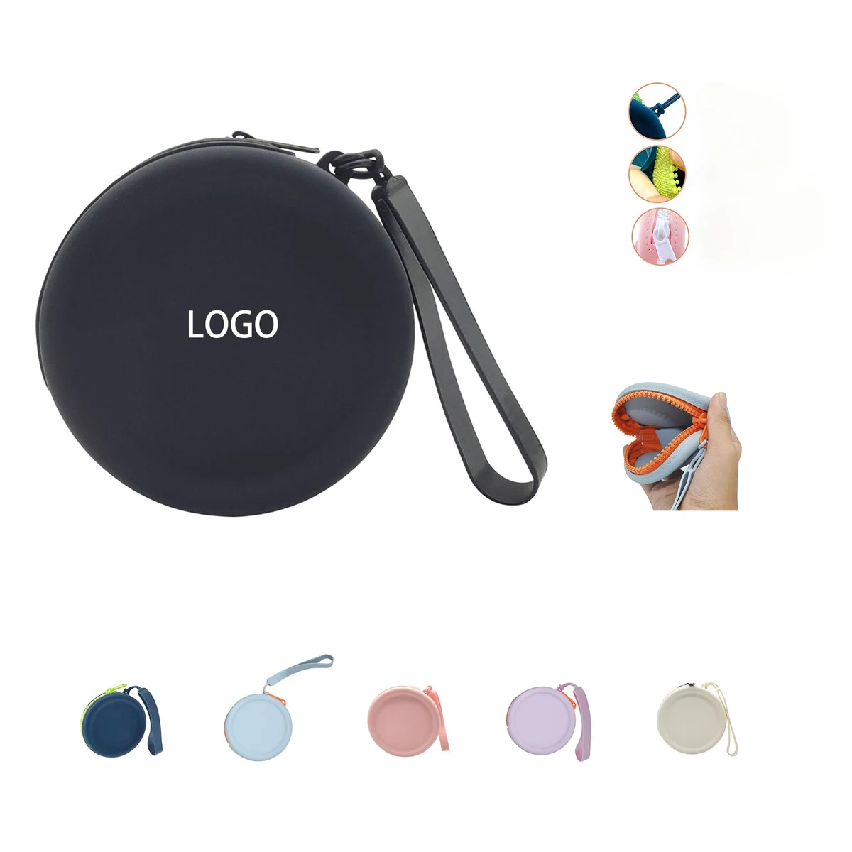 Silicone coin wallet 1