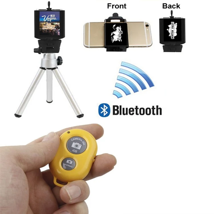 iBank ® Universal Smartphone Camera Tripod + Bluetooth Shutter 1