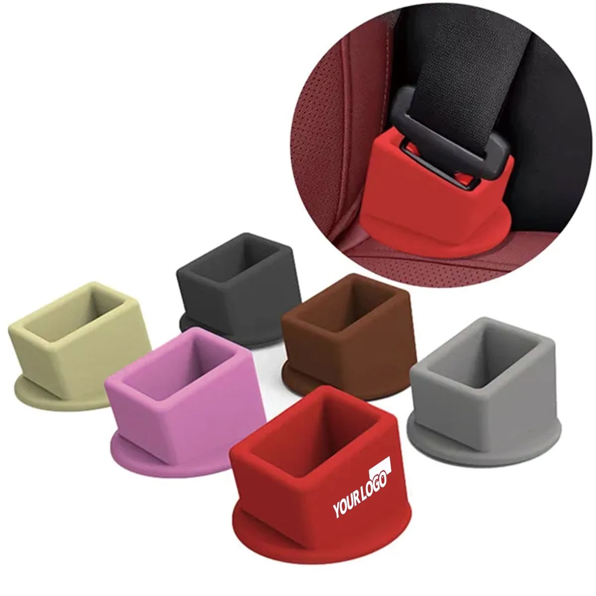 Seat Belt Buckle Silicone Retainer 1