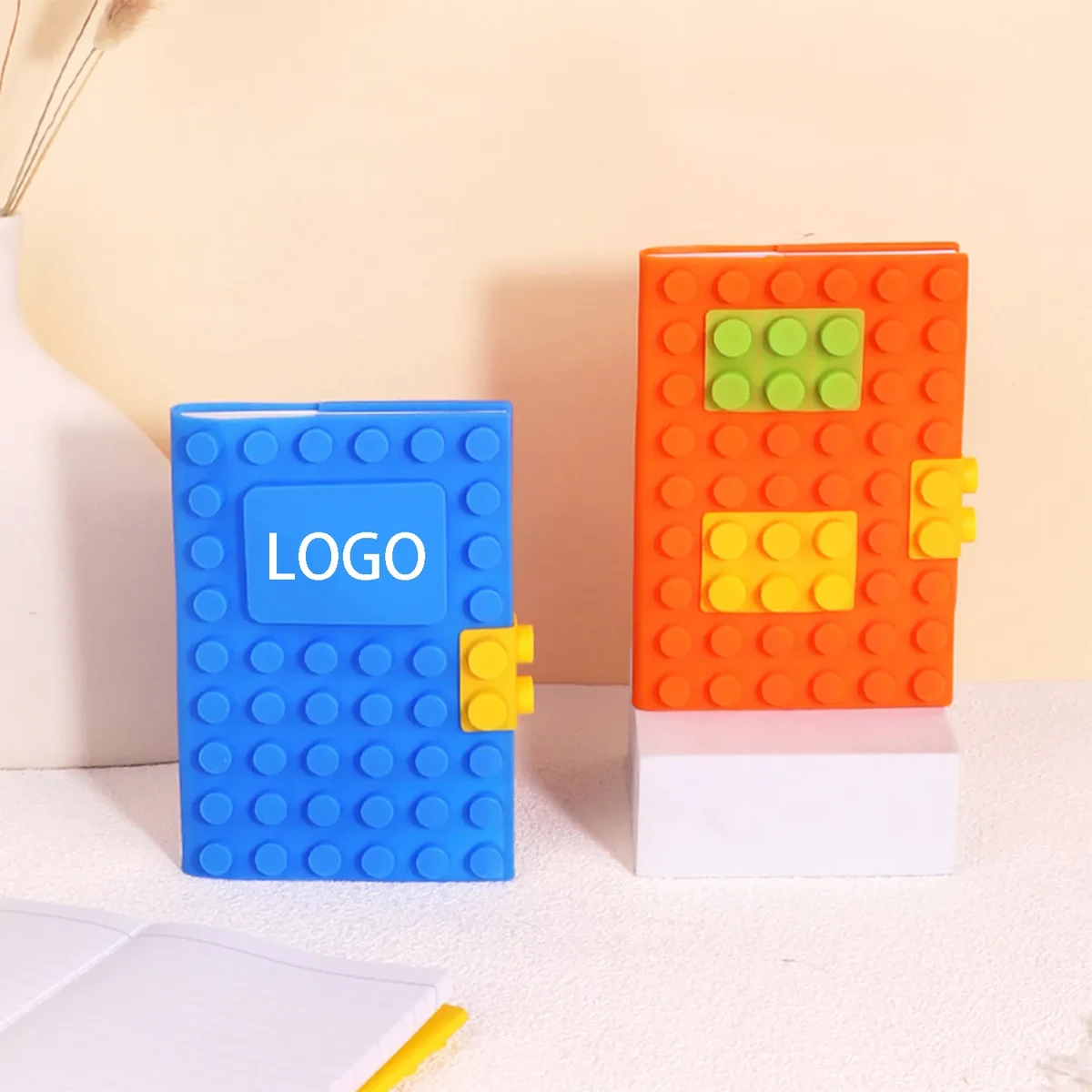 Silicone building block notebook 1