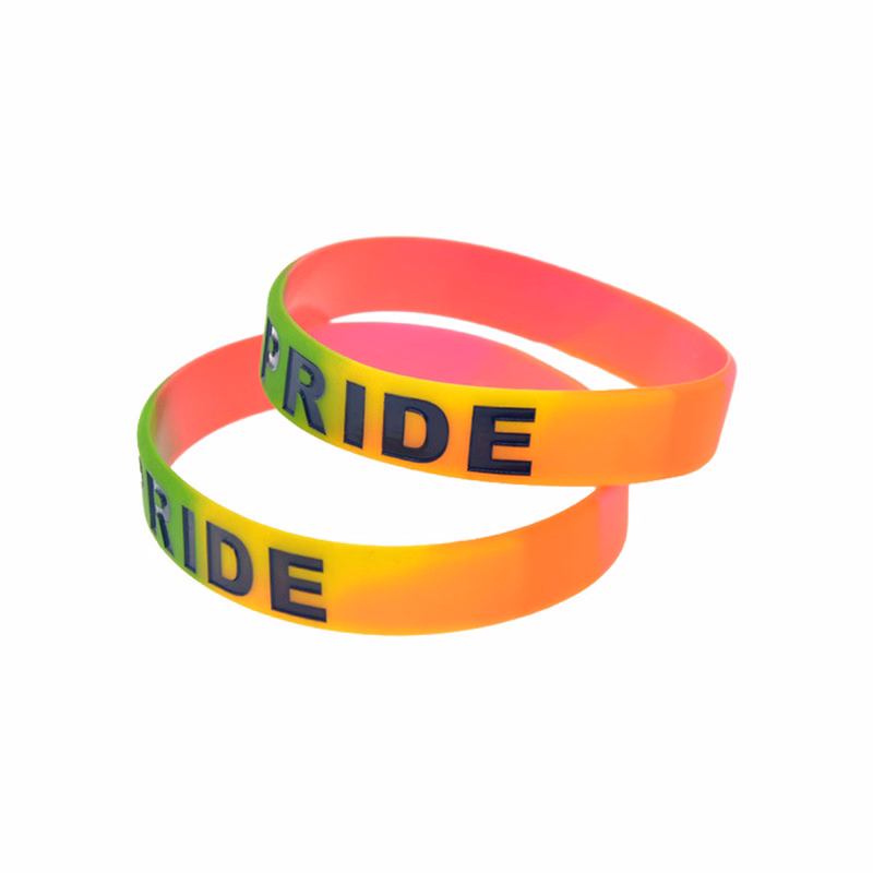 Elastic Rubber Bracelet Silicone Wristband