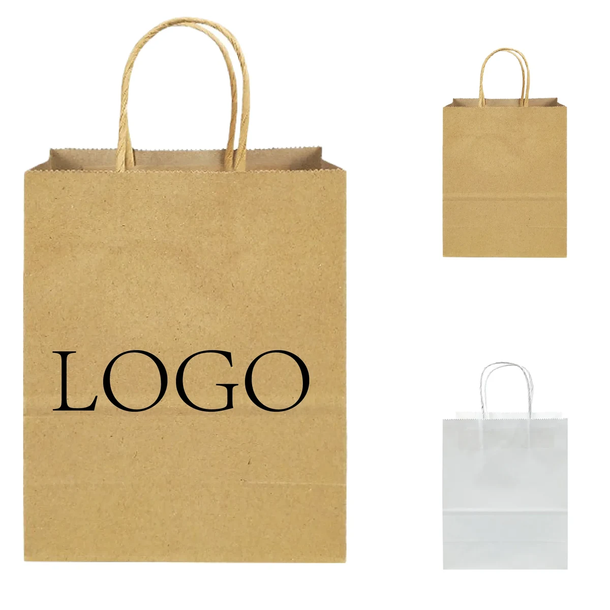 Custom Kraft Paper Gift Bag 1
