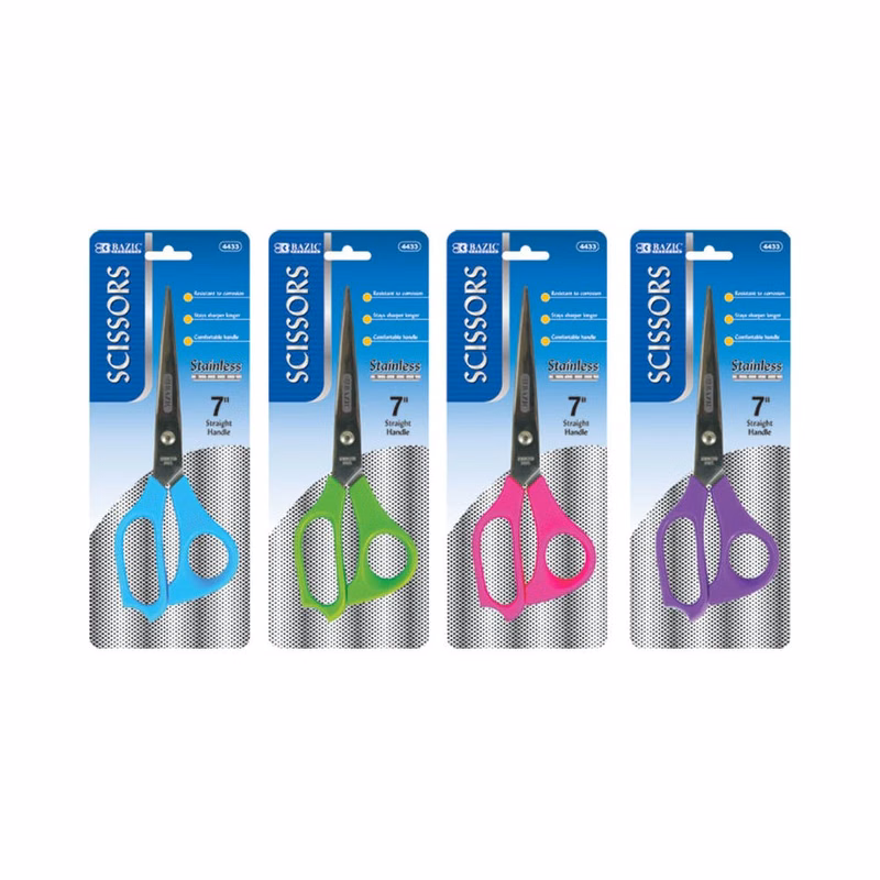 All Purpose Scissors - 7" Assorted Colors Single Pack