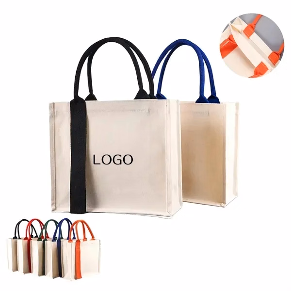 Canvas Tote Bag with Custom Print