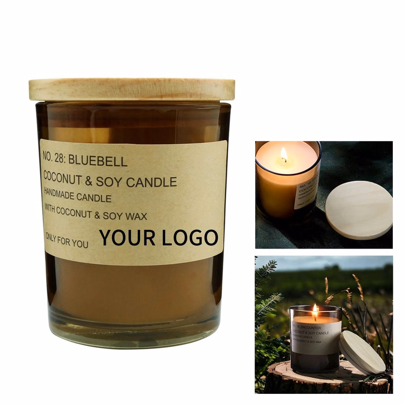 Aromatic Soy Candle In Glass Jar For Relaxation