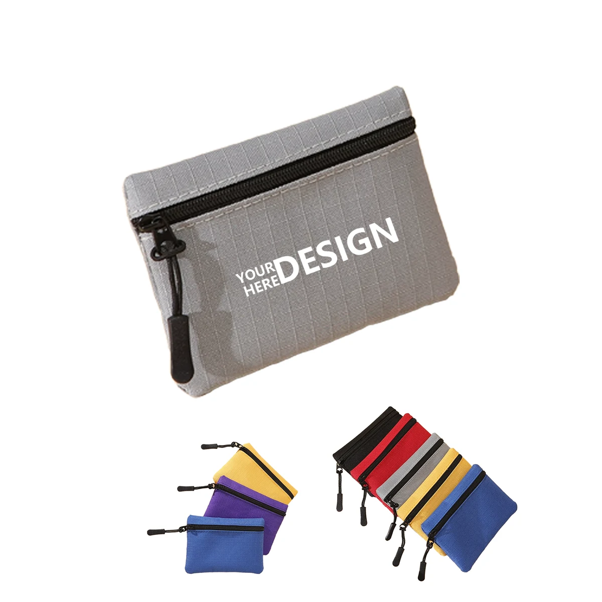 Small Oxford Cloth Zippered Wallet for Women 1