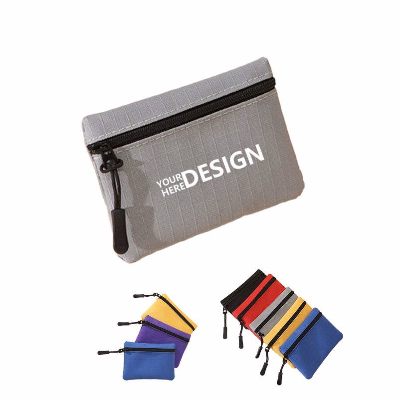 Small Oxford Cloth Zippered Wallet for Women