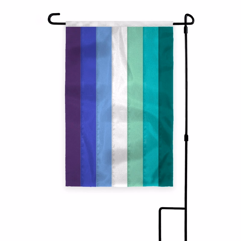 12" x 18" 1ply Nylon Gay Men Deluxe Garden Flag