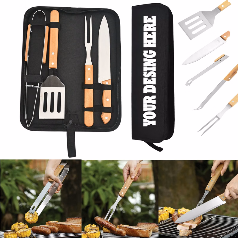 BBQ Tools 4 Pcs Set