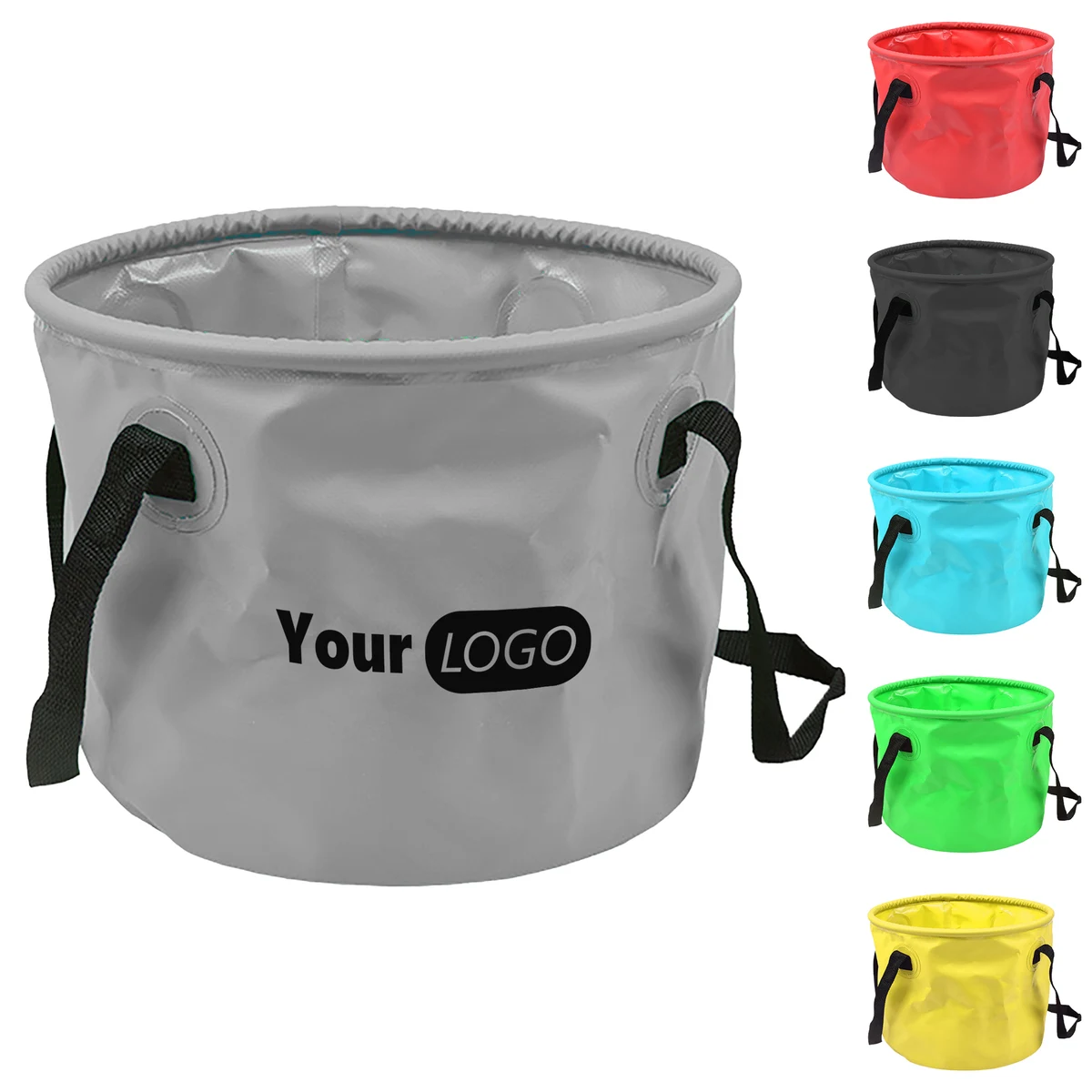 Pvc Portable 5 Gallon Anti-Seepage Collapsible Bucket ?C Ideal For Travel And Outdoor Activities 1