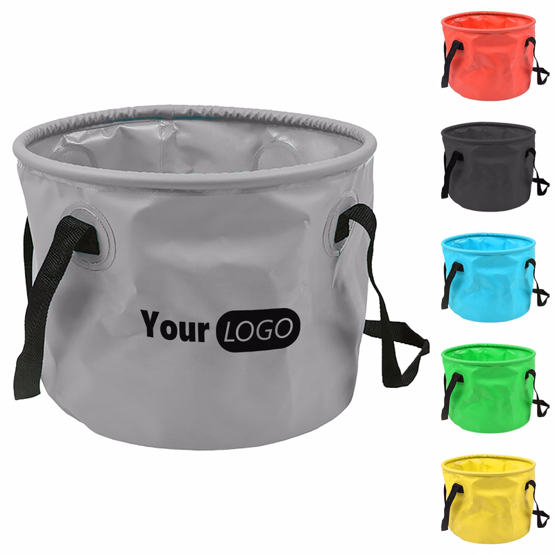 Pvc Portable 5 Gallon Anti-Seepage Collapsible Bucket ?C Ideal For Travel And Outdoor Activities