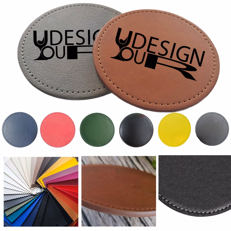 Heat-Resistant Leather Coaster