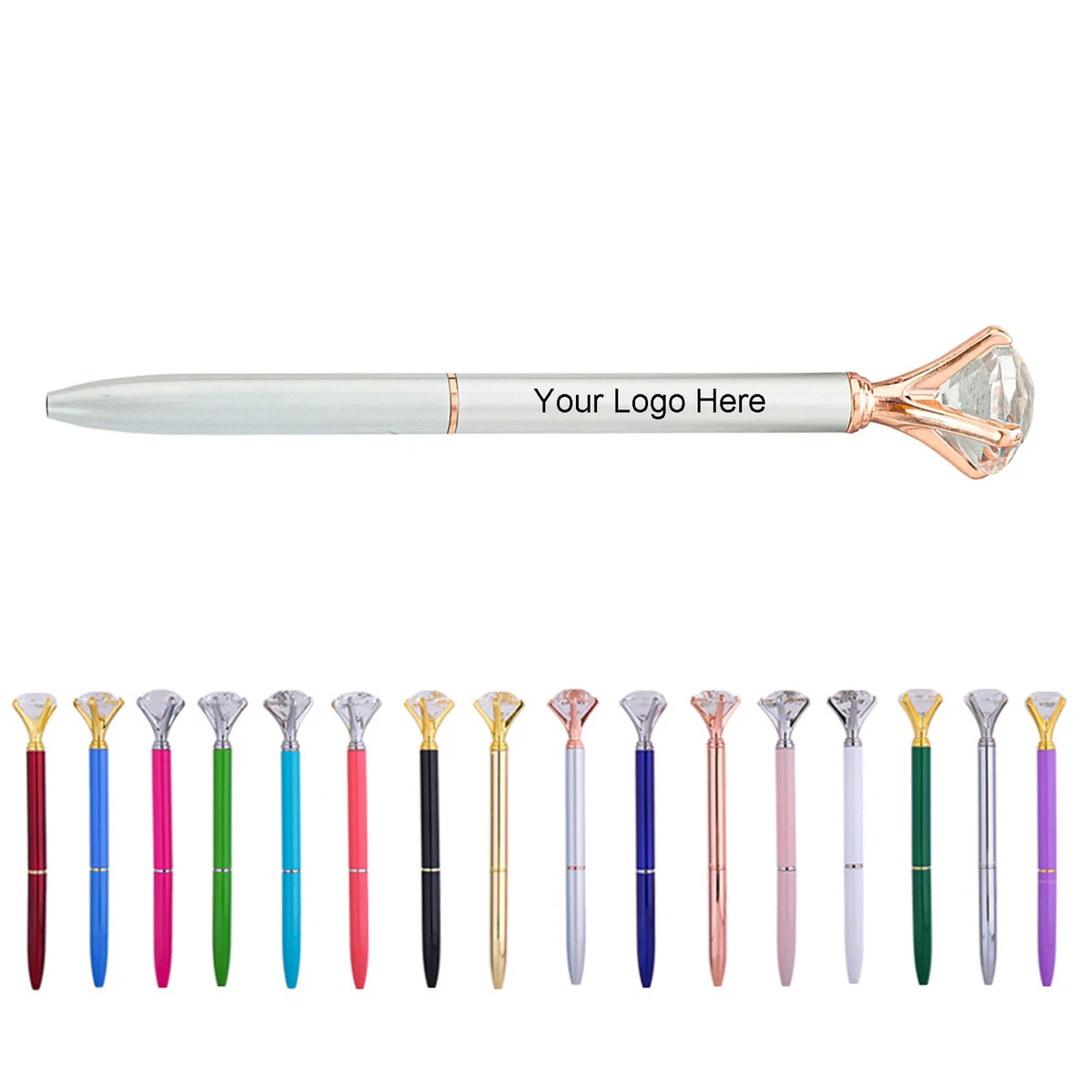 MOQ 20 Big Crystal Diamond Pen 1