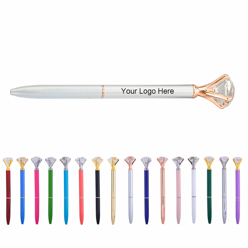 MOQ 20 Big Crystal Diamond Pen