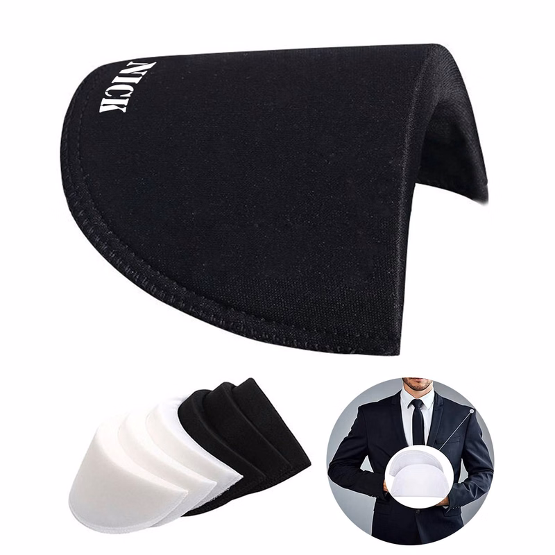 4 Pairs Covered Set-in Shoulder Pads