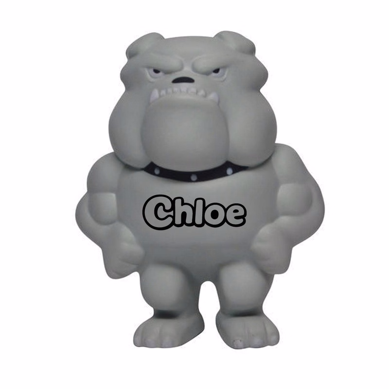 PU Foam High-Rebound Bulldog Mascot Stress Reliever