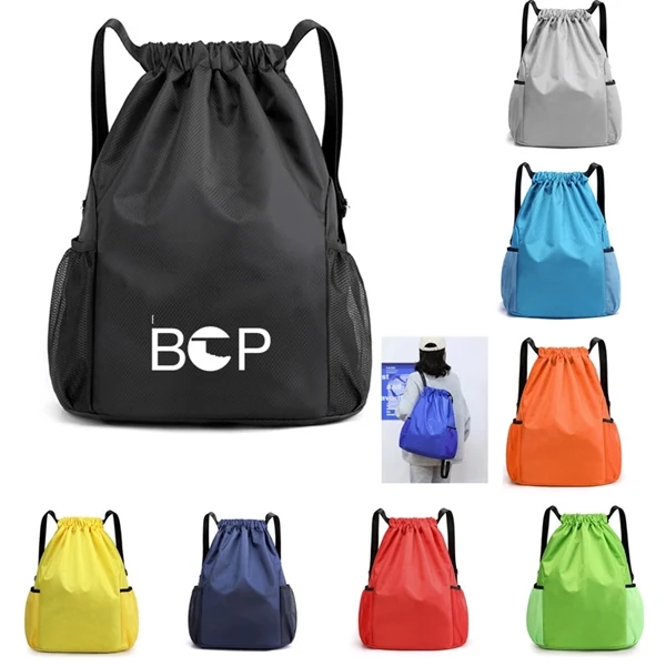 Drawstring Backpack Sport Gym Sackpack 1
