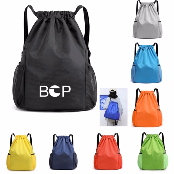 Drawstring Backpack Sport Gym Sackpack