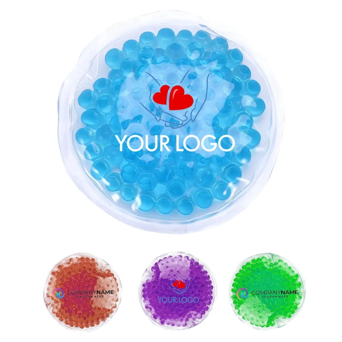 Custom Shapes Round Hot/Cold Reusable Gel Ice Packs 1