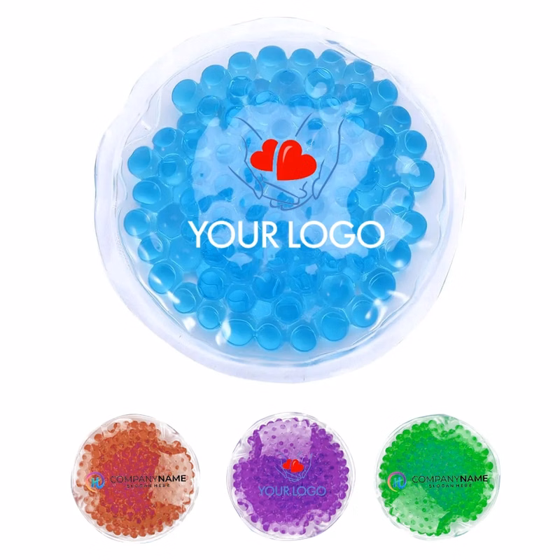 Custom Shapes Round Hot/Cold Reusable Gel Ice Packs