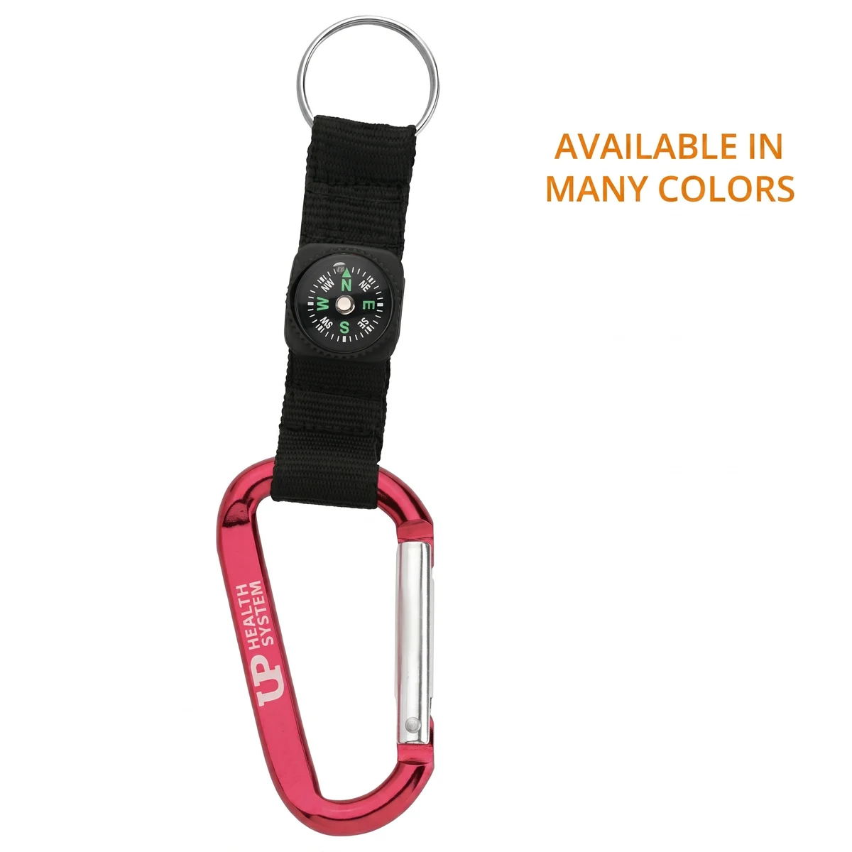 Combo Carabiner Compass Keychain 1
