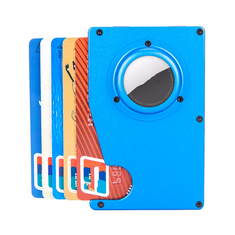 Metal Wallet With Money Clip Card Holder
