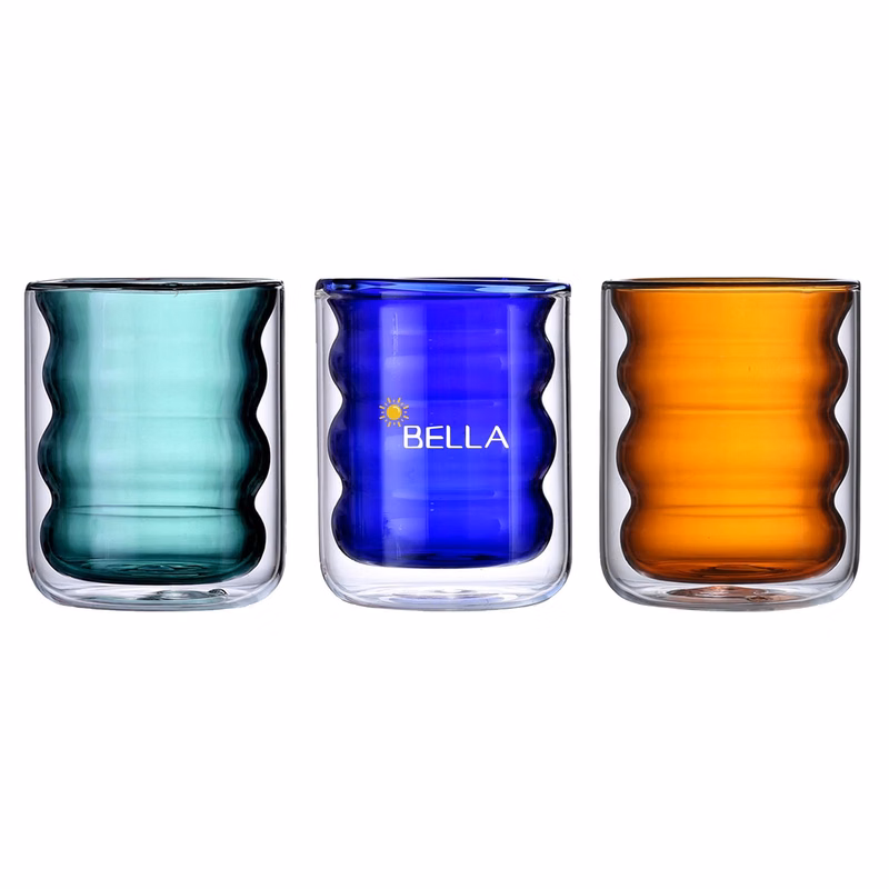 6.5 Oz Stained Glass Double Insulation Tea Coffee Cup