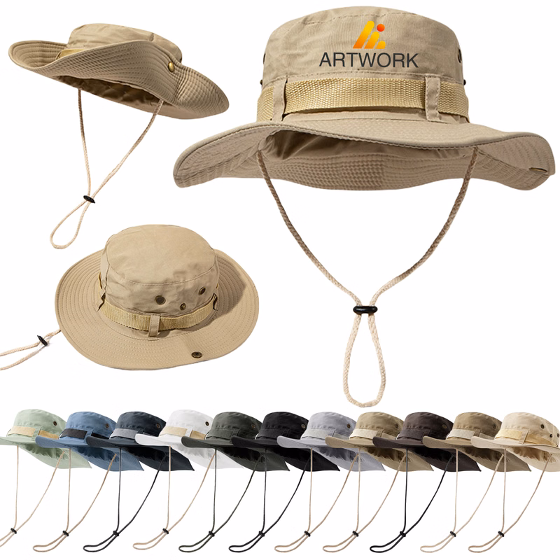Wide Brim Beach Bucket Sun Hat
