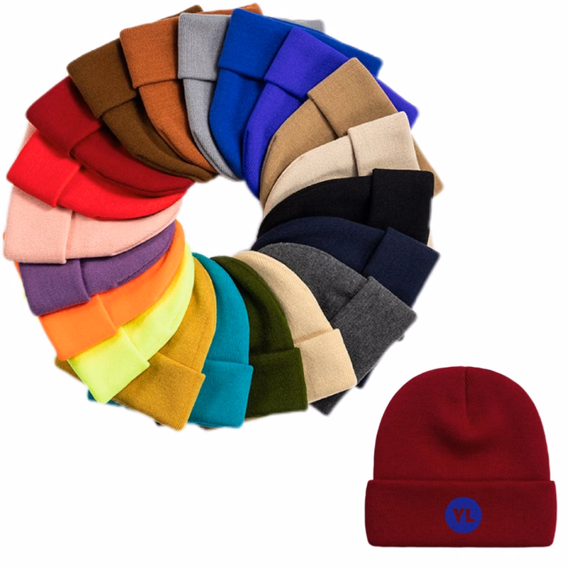 Solid Color Versatile Knitted Hat
