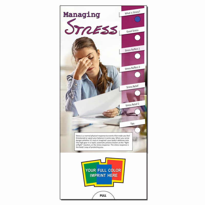 SLIDE CHART - Managing Stress Slide Chart