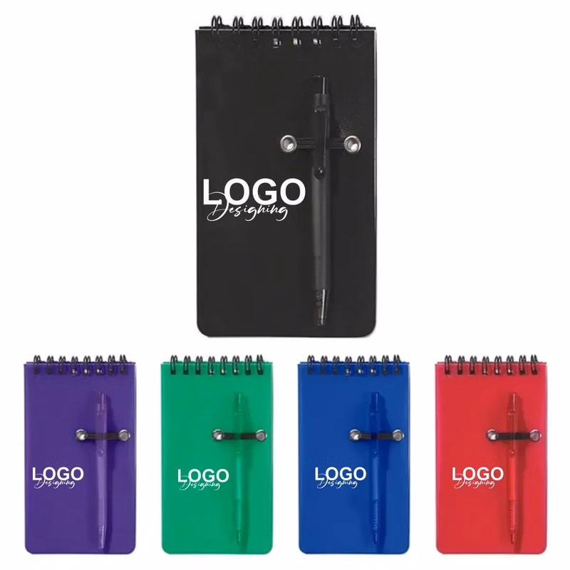 Spiral Pocket Jotter with Pen