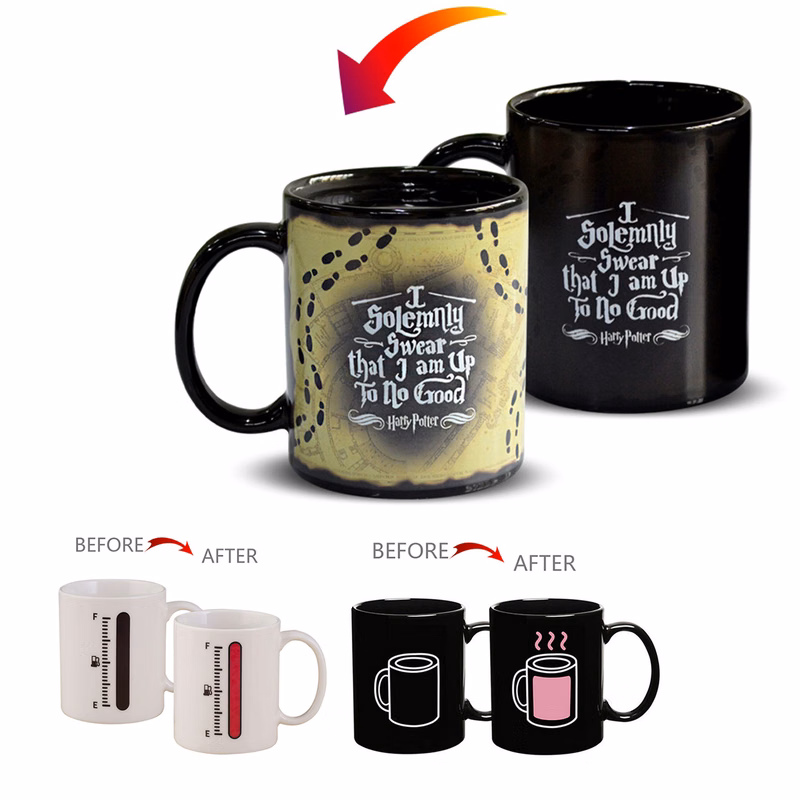 12 oz Custom Heat Color Changing Coffee Mug