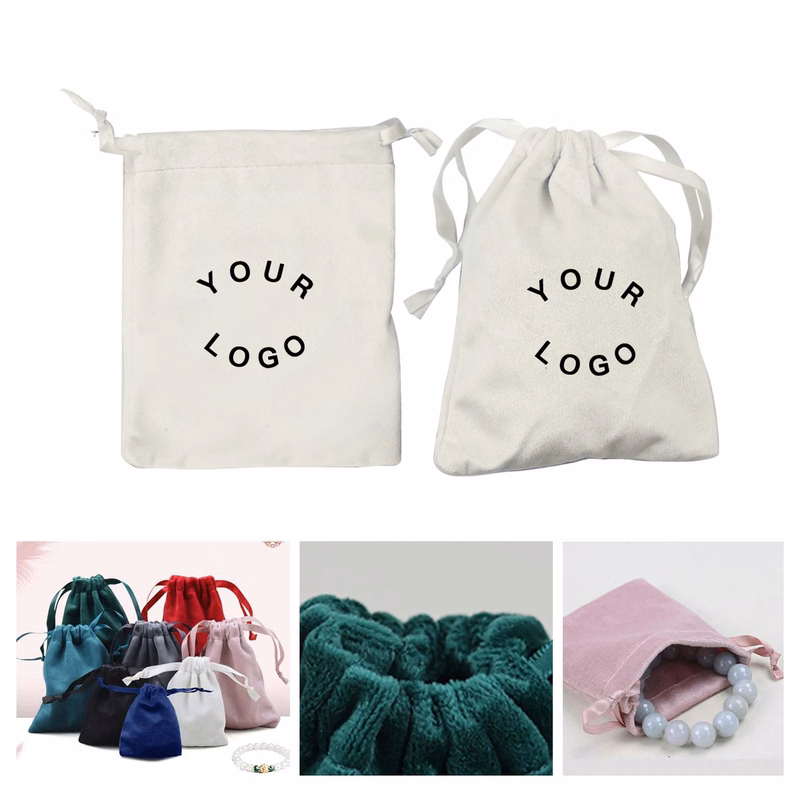 Elegant Satin Drawstring Gift Bag for Small Items