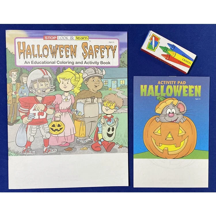 Halloween Activity & Coloring Book Sets - 3 Pieces Vol. 1 1