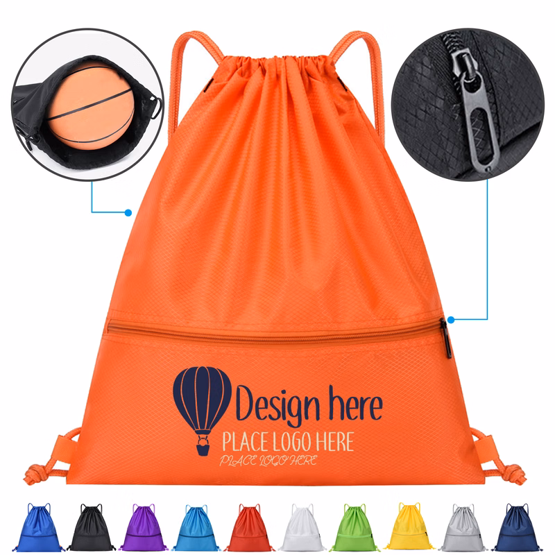 Multi-Color Basketball Backpack with Pockets