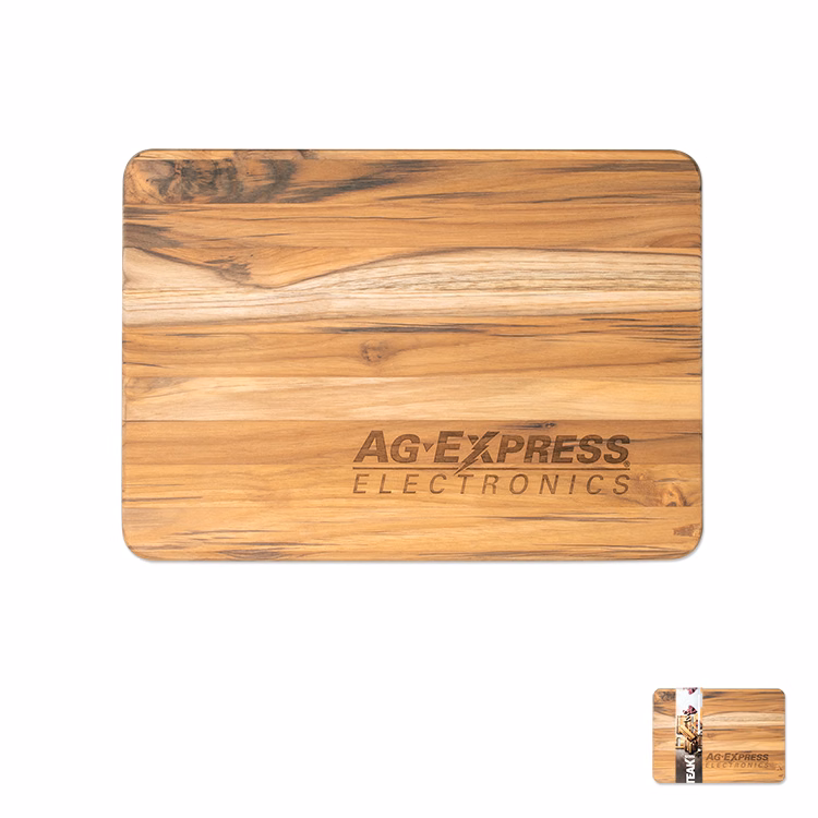 14" X 10" Teak Wood Cutting Board