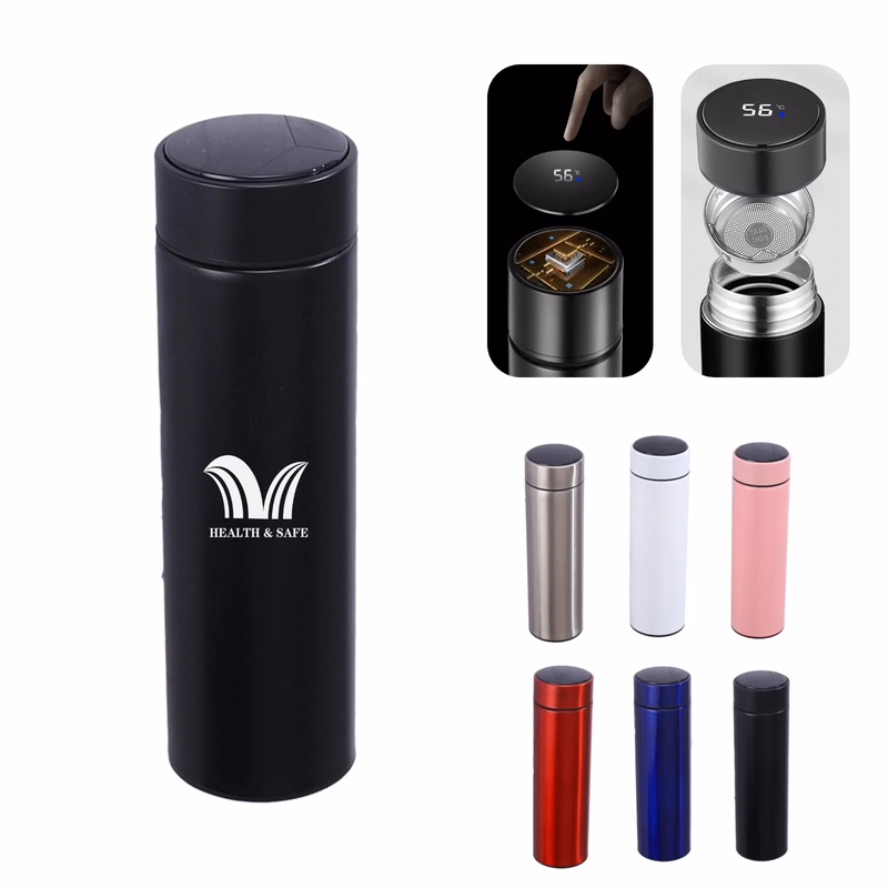 Stainless Steel Led Temperature Display Thermos Cup