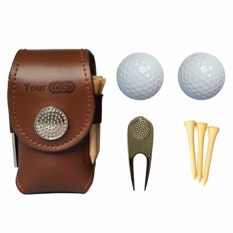 Leather Stylish Multi-Functional Golf Accessory Bag