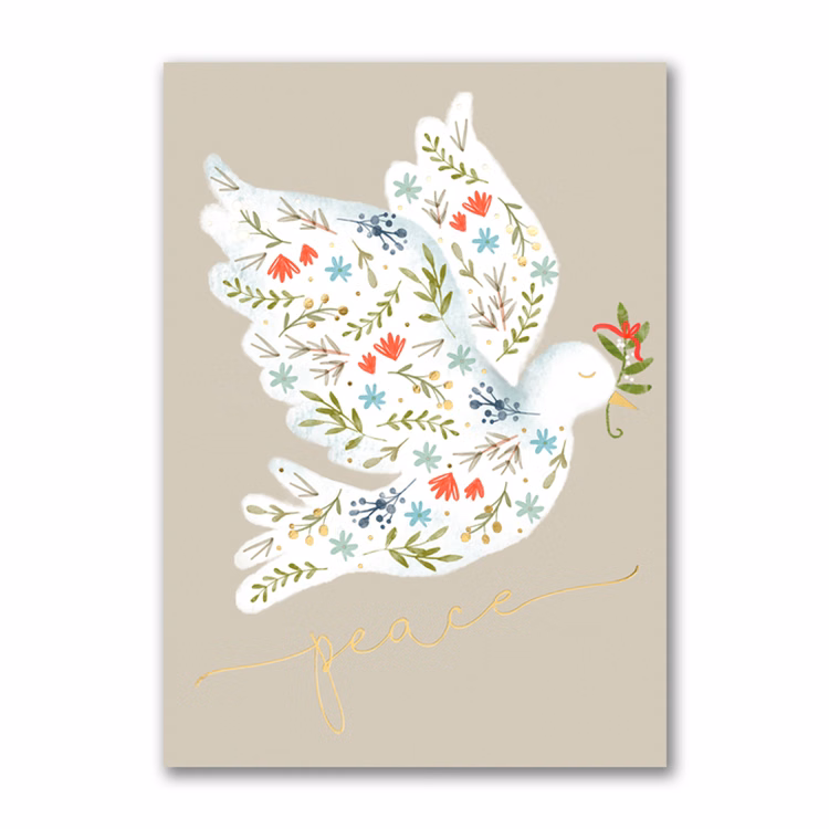 Folk Dove Card