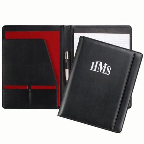 Milan Business Portfolio - Soft Black Simulated Leather 1