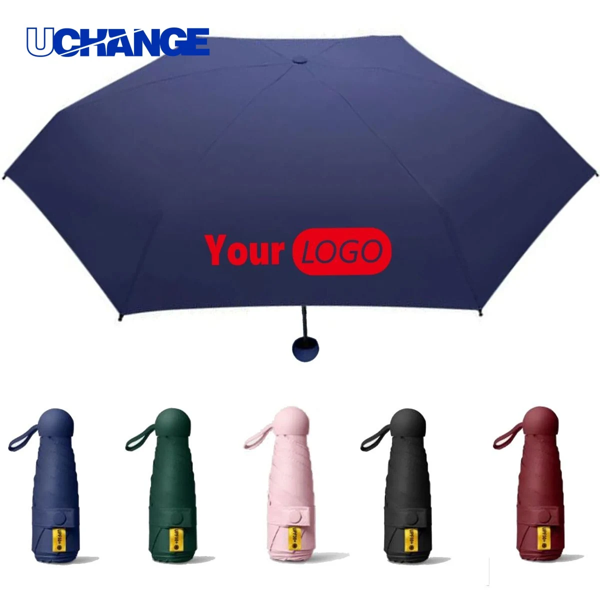 Portable Travel Mini Umbrella With Case for Commuters 1