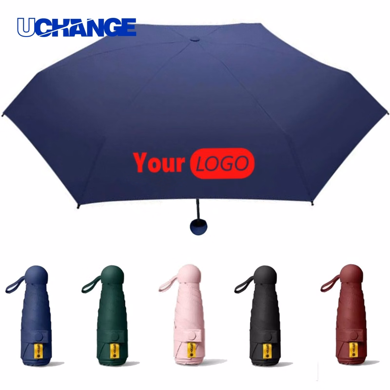Portable Travel Mini Umbrella With Case for Commuters