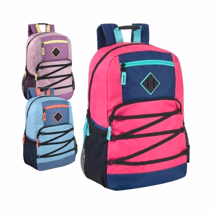 18.5" Bungee Backpacks - 3 Colors Laptop Section